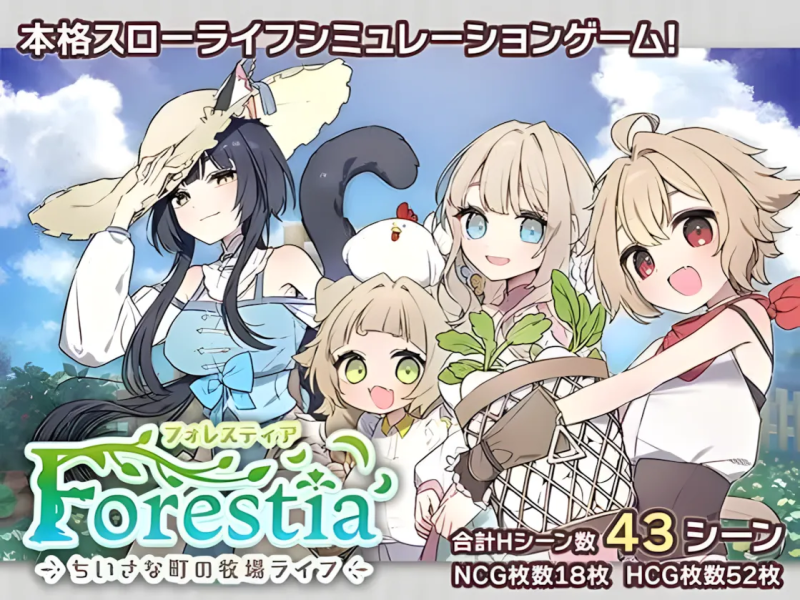 [PC/爆款SLG/姐姐×正太/纯爱] 森林物语～小小城镇的牧场生活V1.2.2 个人内嵌AI汉化版+全回想存档-小白资源网